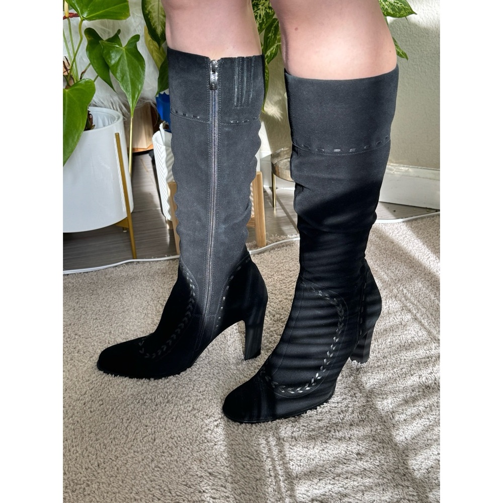 Tall suede Braska boots